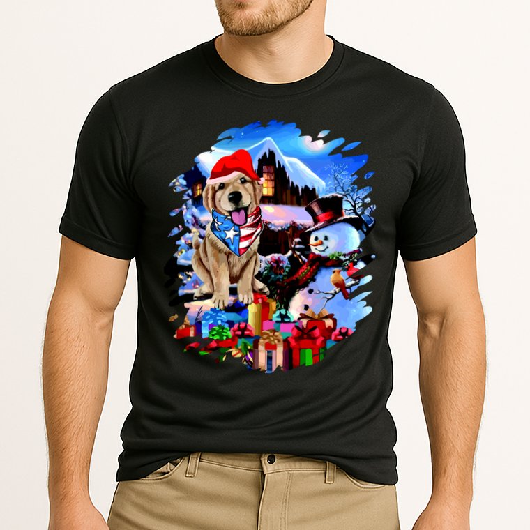 Dog's Best Christmas Cooling Performance Crew T-Shirt