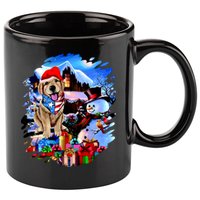 Dog's Best Christmas 11oz C Handle Ceramic Mug