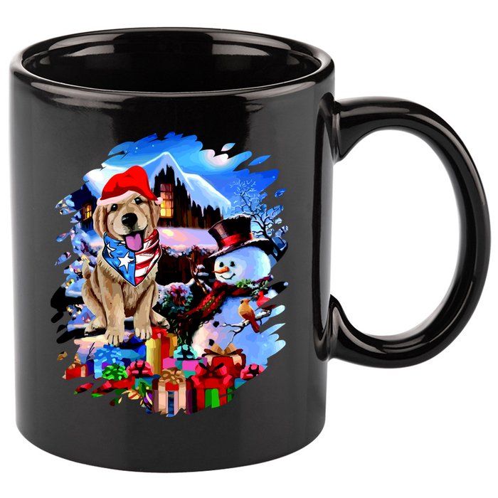Dog's Best Christmas 11oz C Handle Ceramic Mug