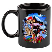Dog's Best Christmas 11oz C Handle Ceramic Mug