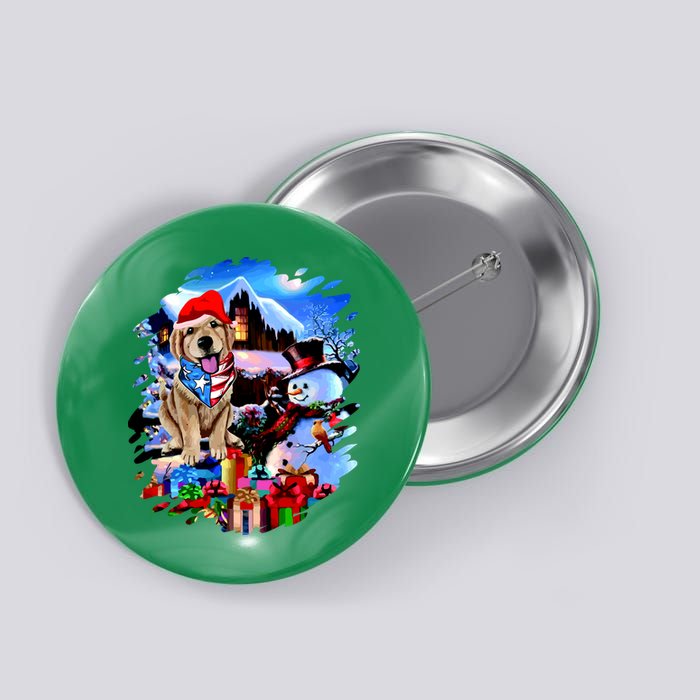Dog's Best Christmas Button