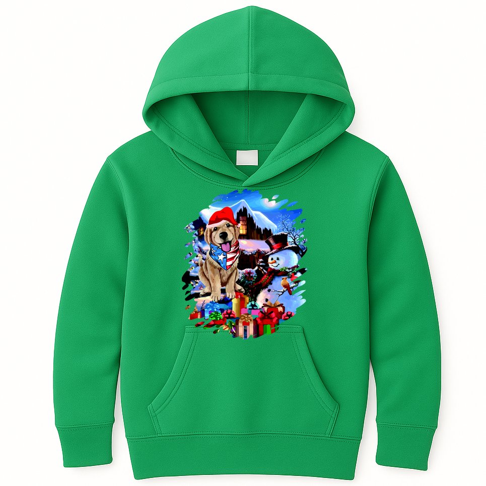 Dog's Best Christmas Kids Hoodie