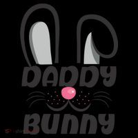 Daddy Bunny Cute Easter Matching Family Easter Dad Gift Impact Tech Backpack