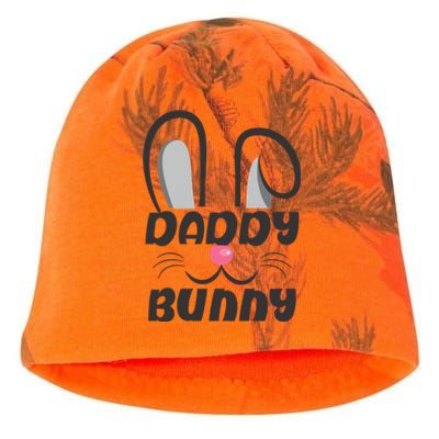 Daddy Bunny Cute Easter Matching Family Easter Dad Gift Kati - Camo Knit Beanie