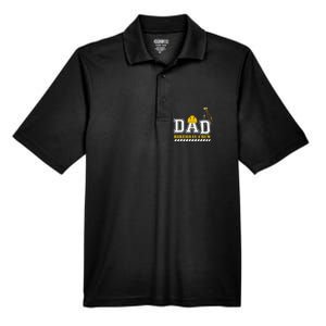 Dad Birthday Crew Construction Birthday Party Men's Origin Performance Pique Polo