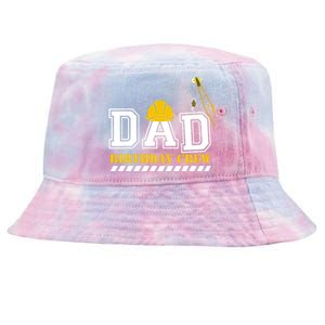 Dad Birthday Crew Construction Birthday Party Tie-Dyed Bucket Hat