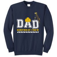 Dad Birthday Crew Construction Birthday Party Sweatshirt