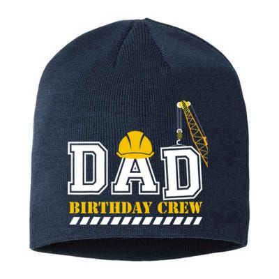 Dad Birthday Crew Construction Birthday Party Sustainable Beanie