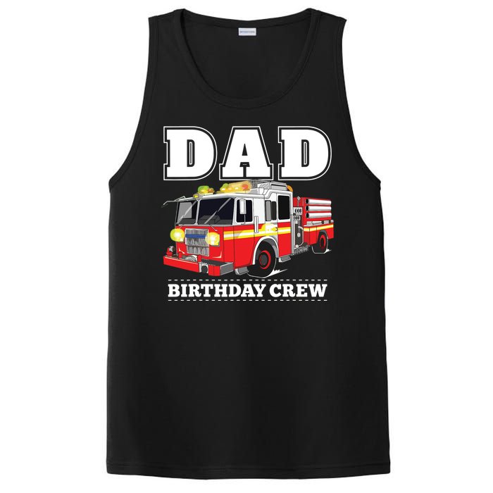 Dad Birthday Crew Fire Truck Firefighter Fireman Party PosiCharge Competitor Tank