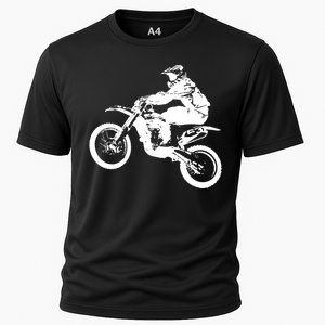 Dirt Bike Cool Gift Motocross Enduro Cool Gift Cooling Performance Crew T-Shirt