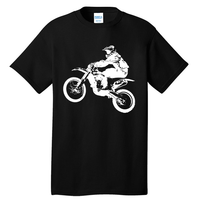 Dirt Bike Cool Gift Motocross Enduro Cool Gift Tall T-Shirt