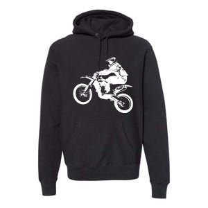 Dirt Bike Cool Gift Motocross Enduro Cool Gift Premium Hoodie