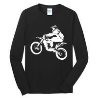 Dirt Bike Cool Gift Motocross Enduro Cool Gift Tall Long Sleeve T-Shirt