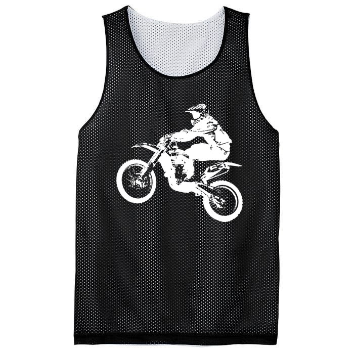 Dirt Bike Cool Gift Motocross Enduro Cool Gift Mesh Reversible Basketball Jersey Tank