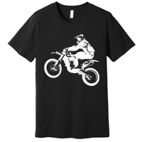 Dirt Bike Cool Gift Motocross Enduro Cool Gift Premium T-Shirt