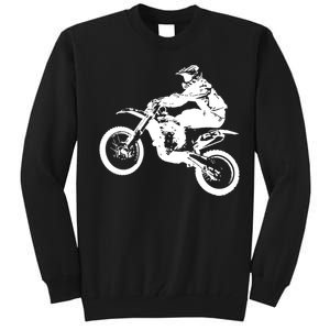 Dirt Bike Cool Gift Motocross Enduro Cool Gift Tall Sweatshirt