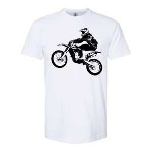 Dirt Bike Cool Gift Motocross Enduro Cool Gift Softstyle CVC T-Shirt