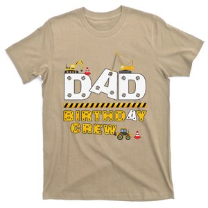 Dad Birthday Crew Construction Family Birthday Party T-Shirt