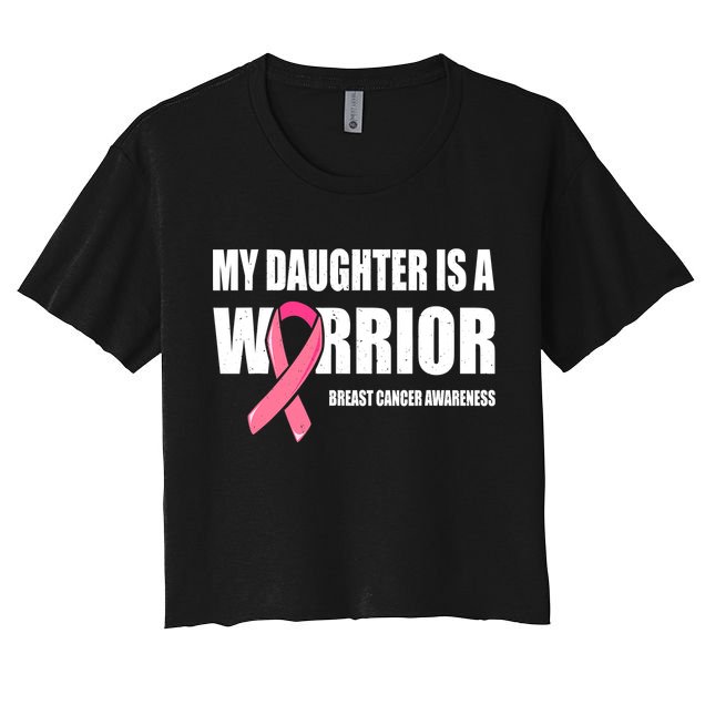 Daughter Breast Cancer Breast Cancer Warrior Crop Top