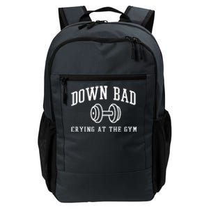 Down Bad Crying At The Gym Funny Daily Commute Backpack