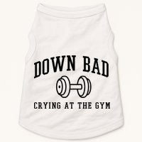 Down Bad Crying At The Gym Funny Doggie Tank