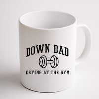 Down Bad Crying At The Gym Funny Mug