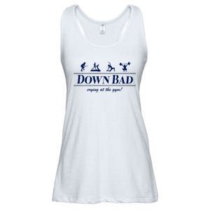 Down Bad Crying At The Gym Ladies Essential Flowy Tank