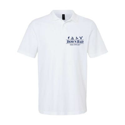 Down Bad Crying At The Gym Softstyle Adult Sport Polo