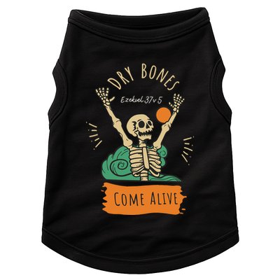 Dry Bones Come Alive Christian Halloween Doggie Tank