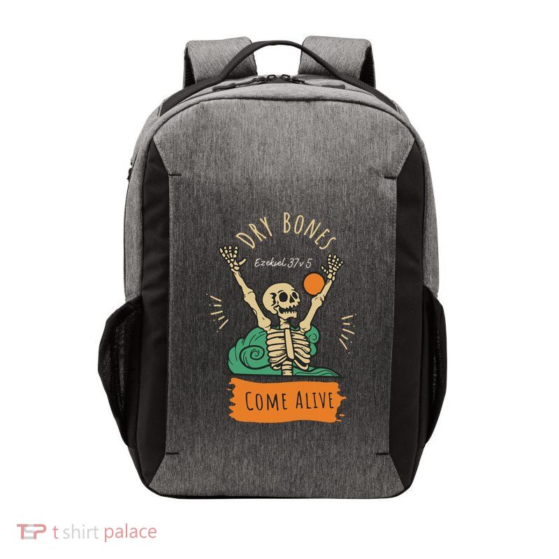 Dry Bones Come Alive Christian Halloween Vector Backpack