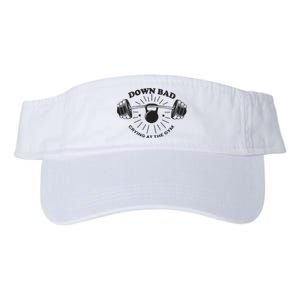 Down Bad Crying At The Gym Valucap Bio-Washed Visor