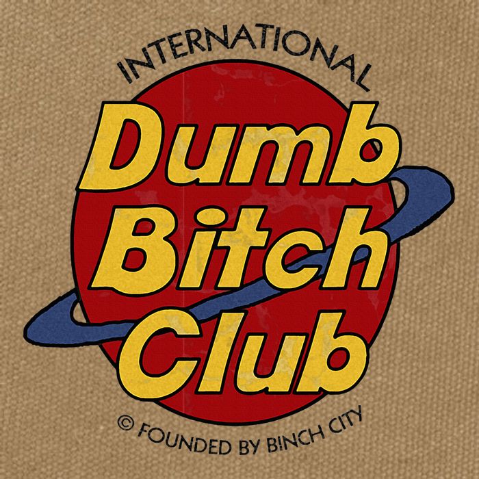 Dumb Bitch Clubb Cotton Canvas Backpack