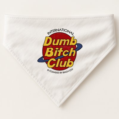 Dumb Bitch Clubb USA-Made Doggie Bandana