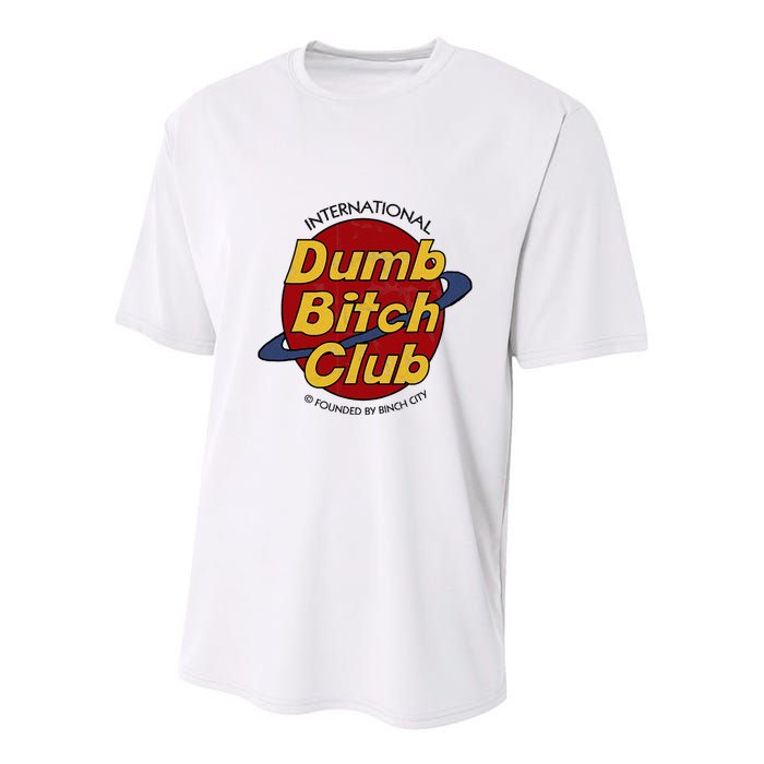 Dumb Bitch Clubb Youth Performance Sprint T-Shirt