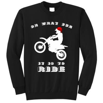 Dirt Bike Christmas Xmas Dirtbike Motocross Sweatshirt