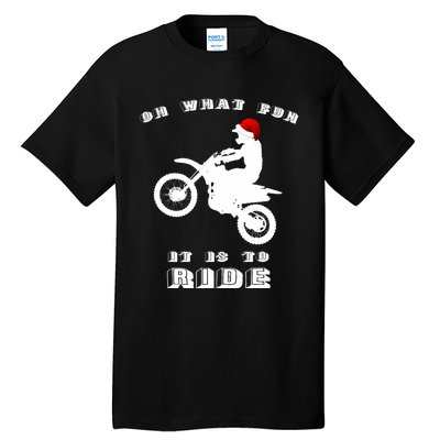 Dirt Bike Christmas Xmas Dirtbike Motocross Tall T-Shirt