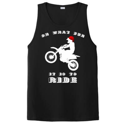 Dirt Bike Christmas Xmas Dirtbike Motocross PosiCharge Competitor Tank