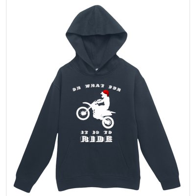 Dirt Bike Christmas Xmas Dirtbike Motocross Urban Pullover Hoodie