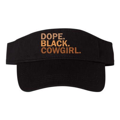 Dope Black Cowgirl Melanin Black African Rodeo Cowgirl Visor