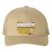 Daddy Birthday Crew Construction Family Birthday Party Yupoong Adult 5-Panel Trucker Hat