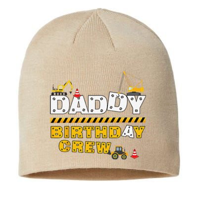 Daddy Birthday Crew Construction Family Birthday Party Sustainable Beanie