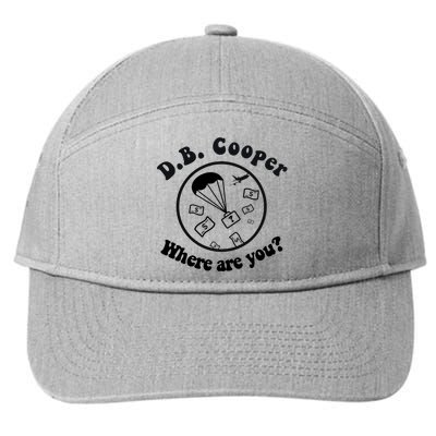 D B Cooper Where Are You Classic 7-Panel Snapback Hat