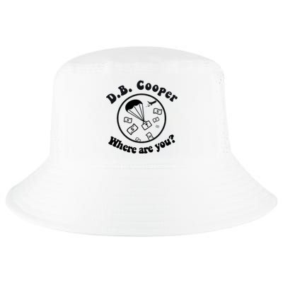 D B Cooper Where Are You Classic Cool Comfort Performance Bucket Hat