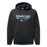 Down Bad Cryin At The Gym Performance Fleece Hoodie