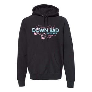 Down Bad Cryin At The Gym Premium Hoodie