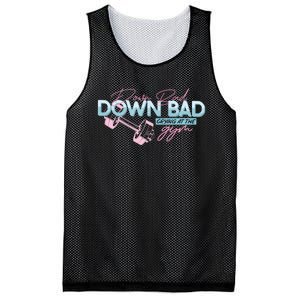 Down Bad Cryin At The Gym Mesh Reversible Basketball Jersey Tank