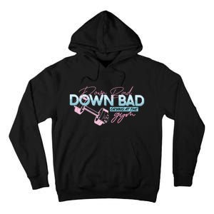 Down Bad Cryin At The Gym Tall Hoodie