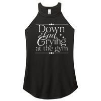 Down Bad Crying At The Gym Women's Perfect Tri Rocker Tank