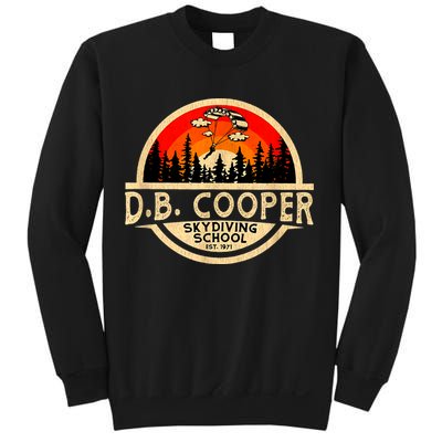 D. B. Cooper Robber Thief Parachute Skydiving School Est 1971 Retro Vintage Sweatshirt
