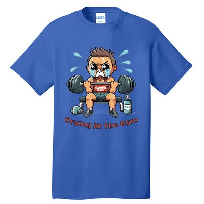 Down Bad Crying At The Gym Great Gift Tall T-Shirt